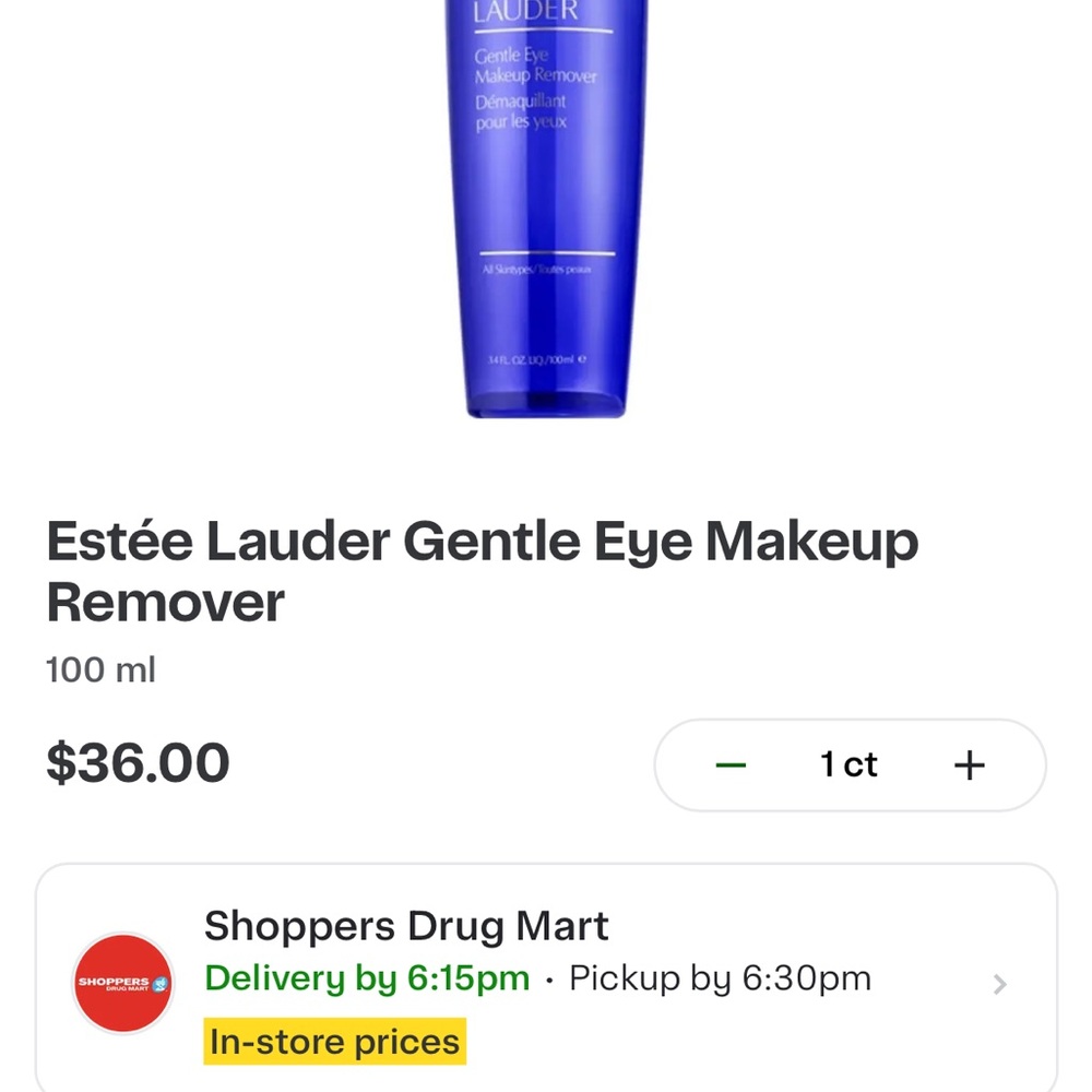 Estee Lauder Gentle Eye Makeup Remover